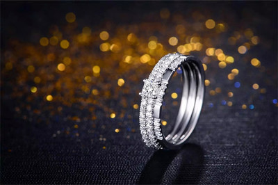 佐卡伊白18K金豪华定制钻石戒指 璀璨工艺与个性表达的融合